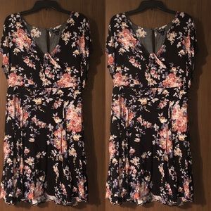 Torrid short sleeve skater dress